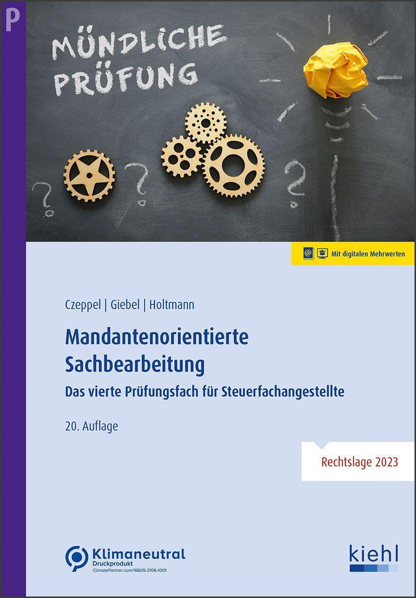 Cover: 9783470653600 | Mandantenorientierte Sachbearbeitung | Sabine Holtmann (u. a.) | 2024