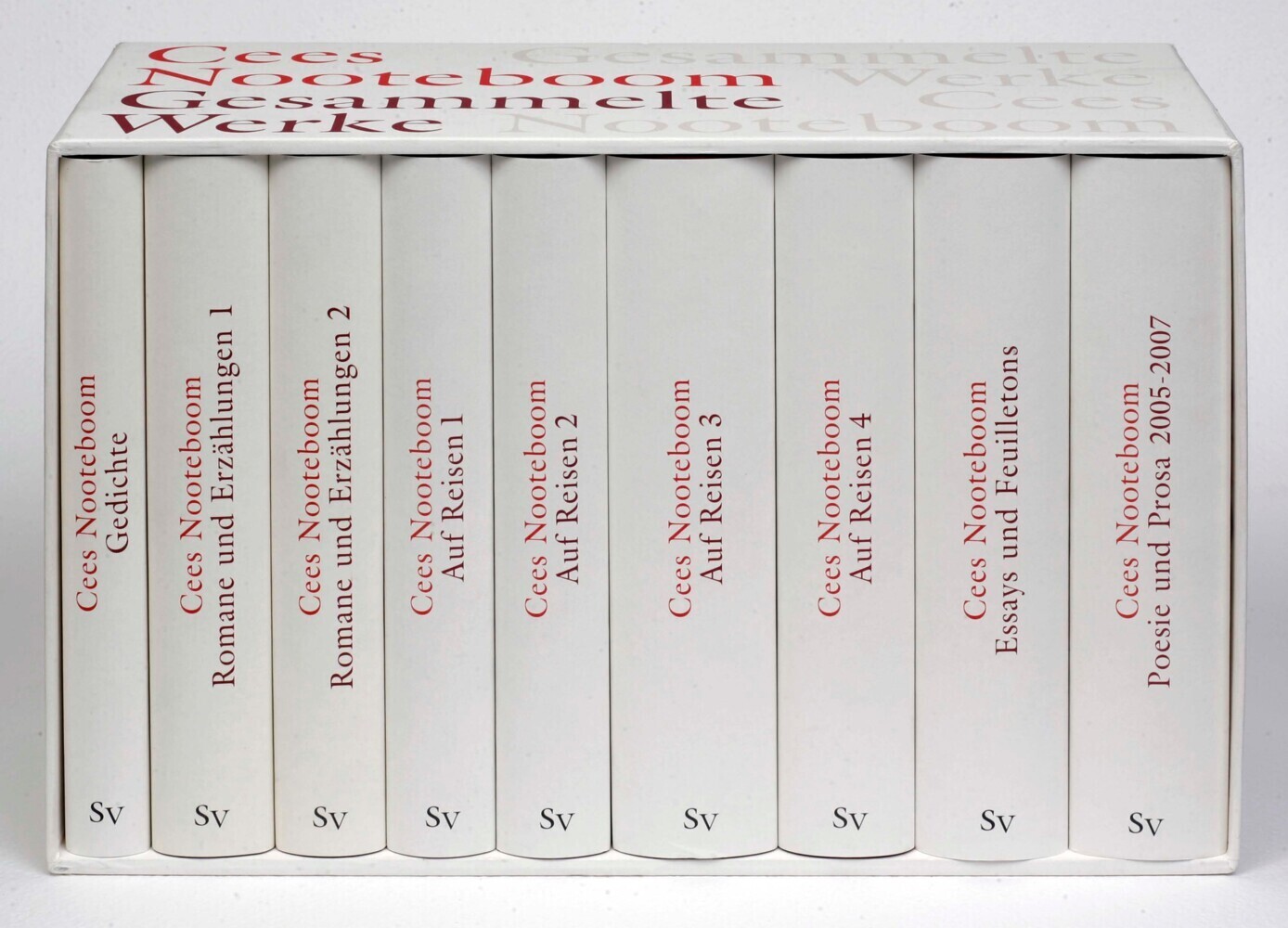 Cover: 9783518414903 | Gesammelte Werke in neun Bänden, 9 Teile | Cees Nooteboom | Buch