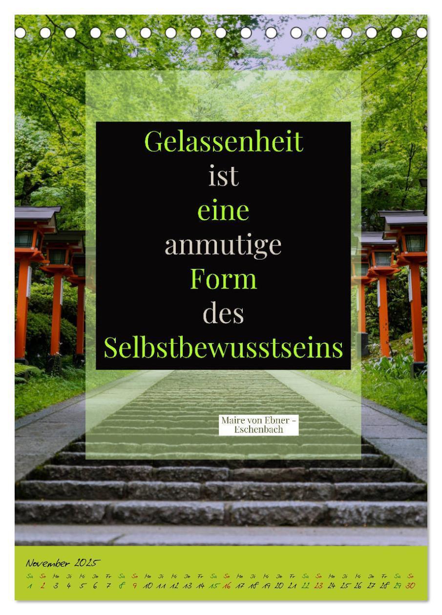 Bild: 9783435940790 | Aktiviere deine Gelassenheit Weisheiten und Zitate (Tischkalender...