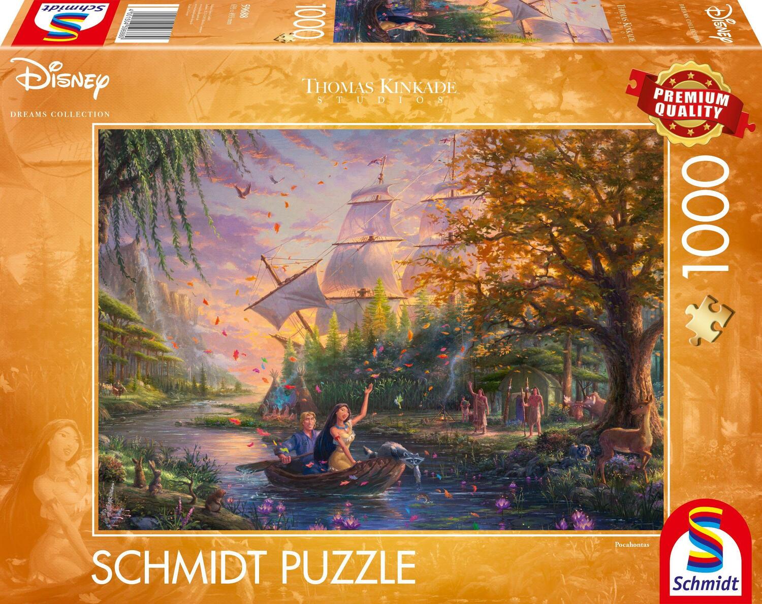Cover: 4001504596880 | Disney, Pocahontas Puzzle 1.000 Teile | Spiel | Deutsch | 2021