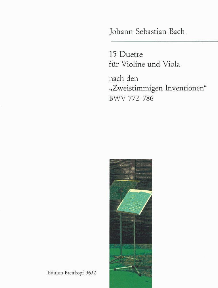 Cover: 9790004161920 | 15 Duette nach den zweistimmigen Inventionen BWV772-786 für Violine...