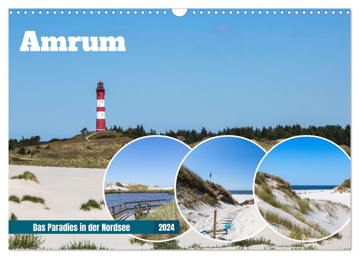 Cover: 9783383670008 | Amrum - Das Paradies in der Nordsee (Wandkalender 2024 DIN A3...