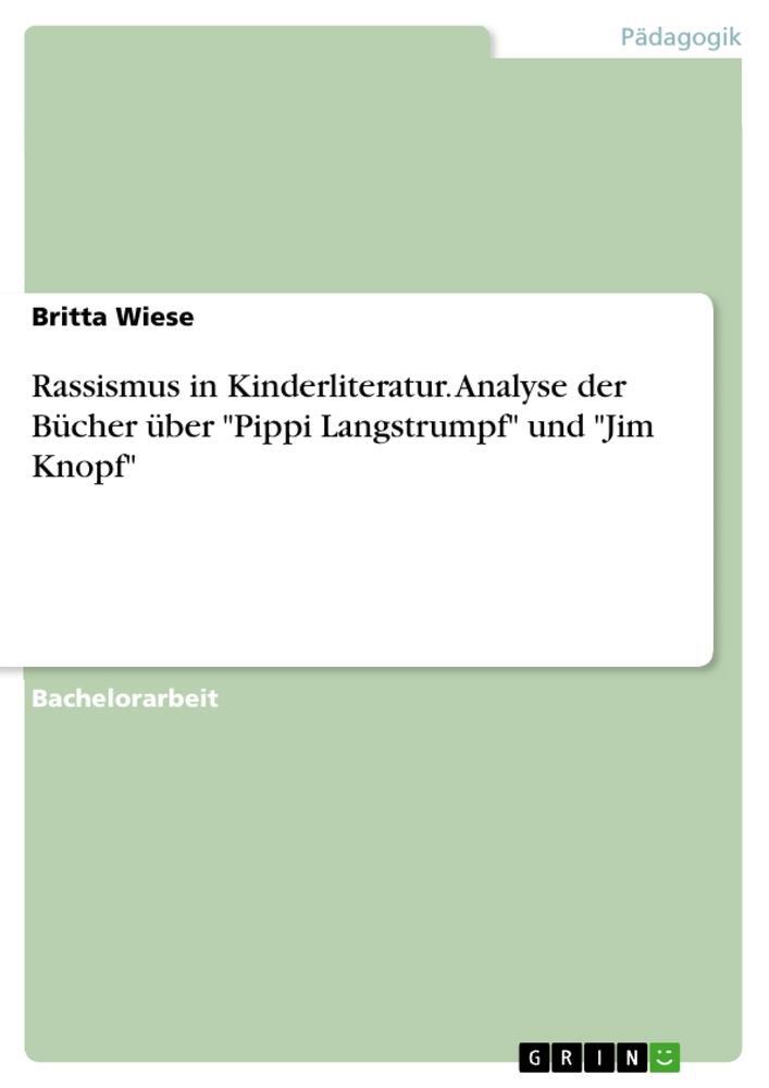 Cover: 9783346646927 | Rassismus in Kinderliteratur. Analyse der Bücher über "Pippi...