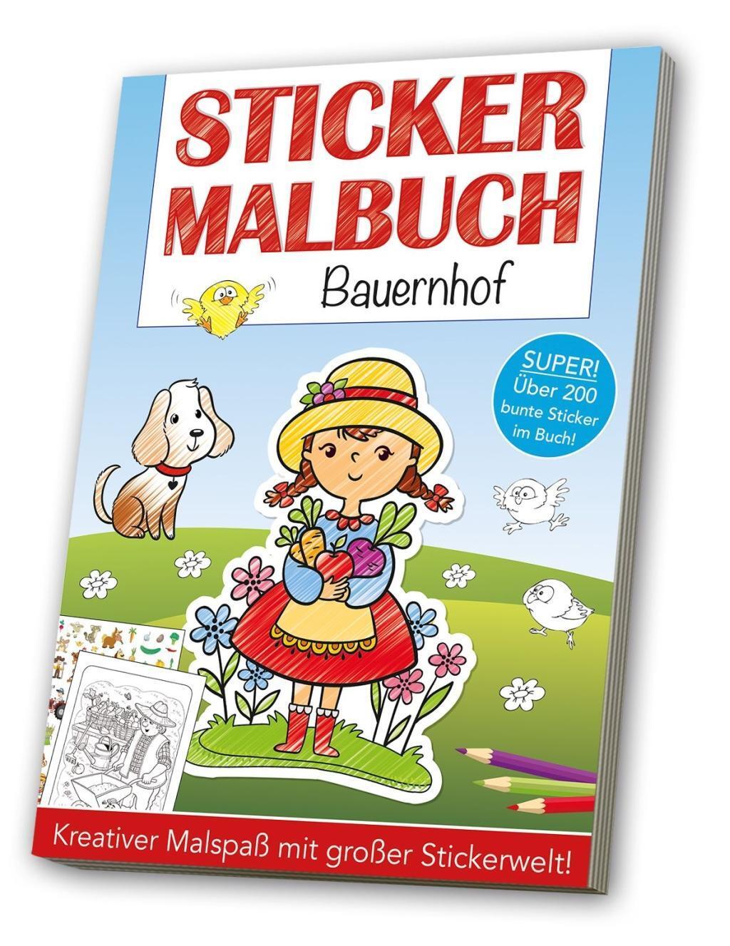 Cover: 4019393982769 | Stickermalbuch: Bauernhof | Broschüre | Deutsch | 2017