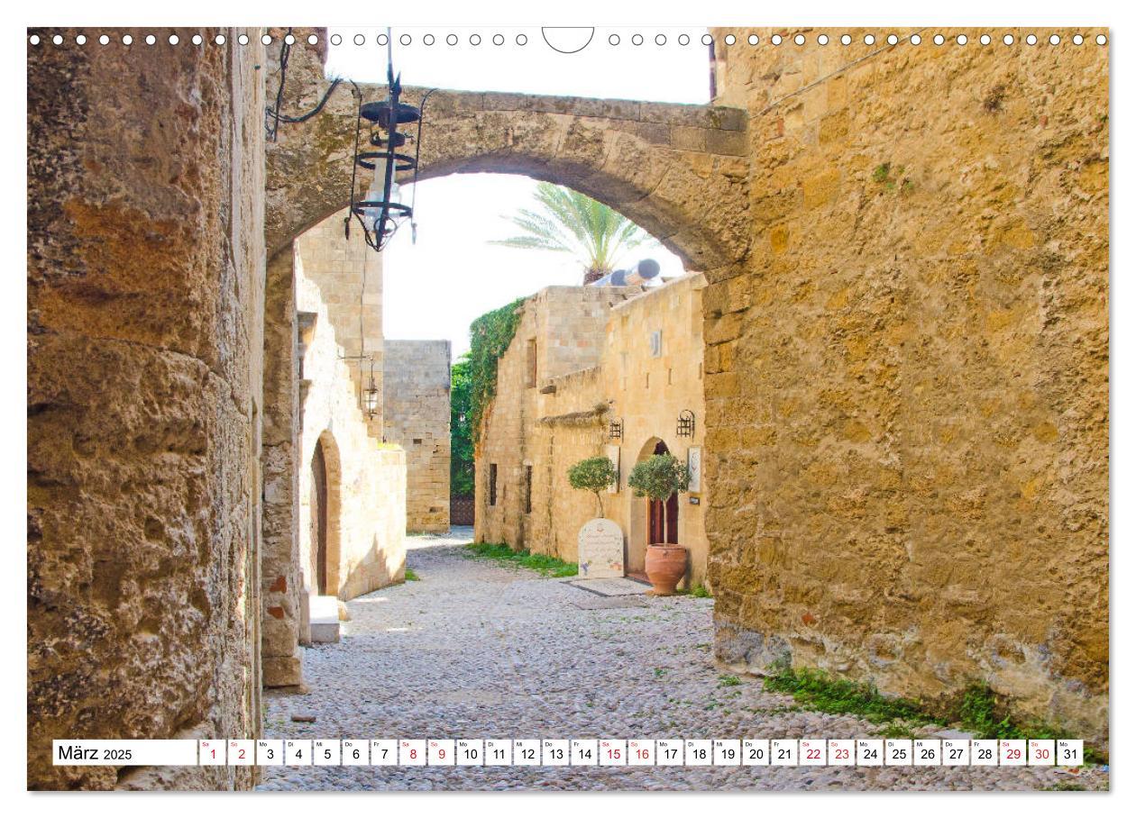 Bild: 9783435271665 | Rhodos - Altstadt mit Charme und Zauber (Wandkalender 2025 DIN A3...