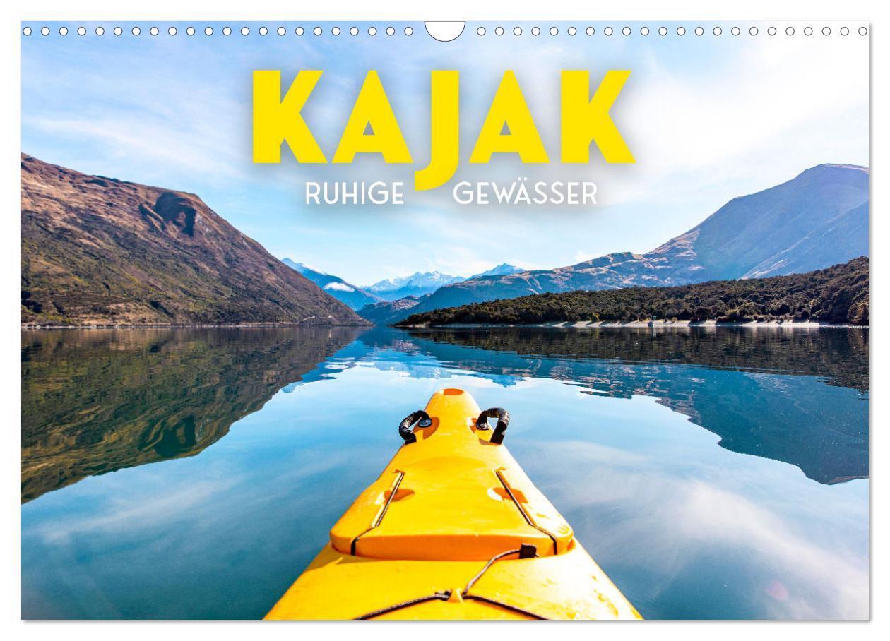 Cover: 9783383937972 | Kajak - Ruhige Gewässer (Wandkalender 2025 DIN A3 quer), CALVENDO...