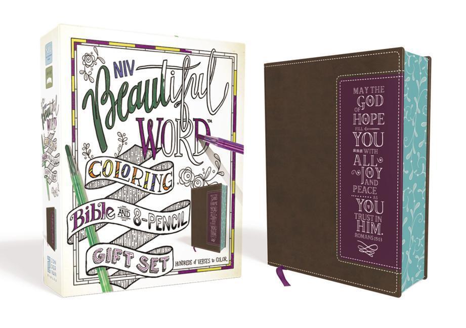 Cover: 9780310452324 | Niv, Beautiful Word Coloring Bible and 8-Pencil Gift Set,...