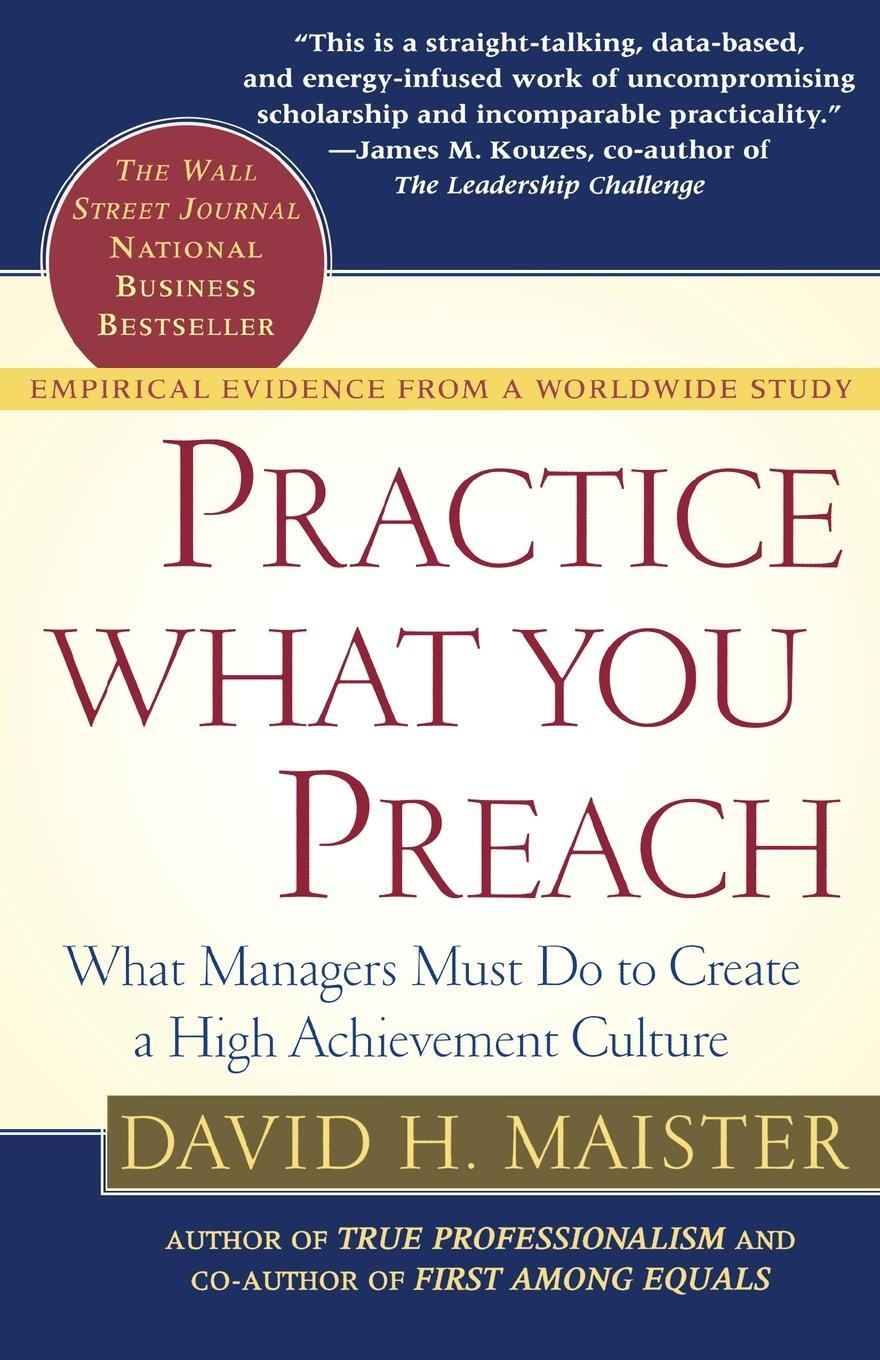 Cover: 9780743223201 | Practice What You Preach | David H. Maister | Taschenbuch | Paperback