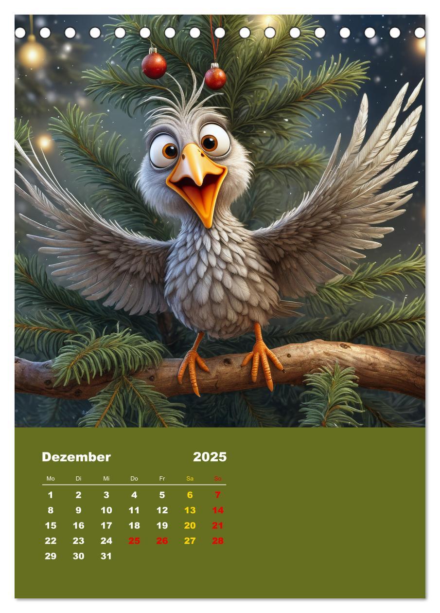 Bild: 9783457150344 | Diese schrägen Vögel (Tischkalender 2025 DIN A5 hoch), CALVENDO...