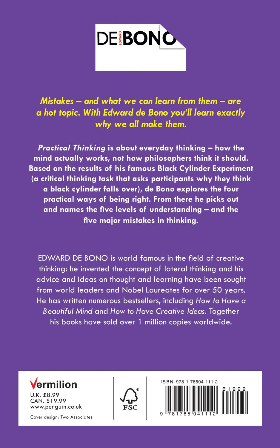 Rückseite: 9781785041112 | Practical Thinking | Four Ways to be Right, Five Ways to be Wrong