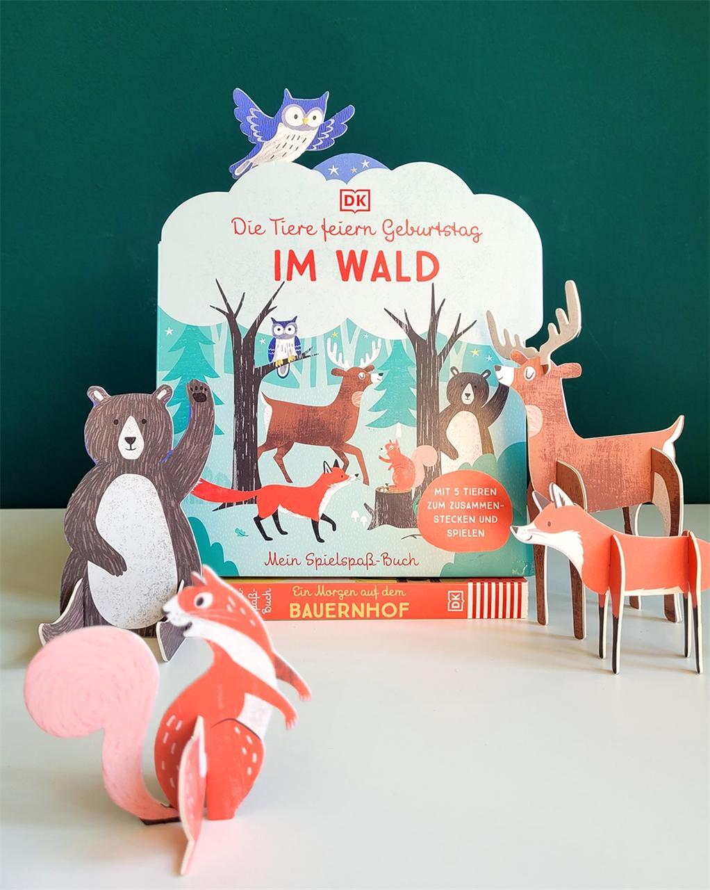 Bild: 9783831043774 | Mein Spielspaß-Buch. Die Tiere feiern Geburtstag im Wald | Elena Bruns