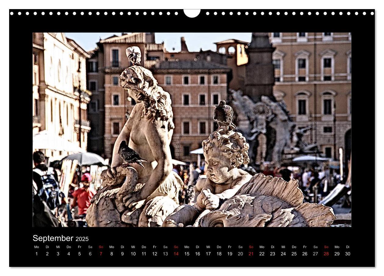 Bild: 9783435827640 | Roma (Wandkalender 2025 DIN A3 quer), CALVENDO Monatskalender | 2025