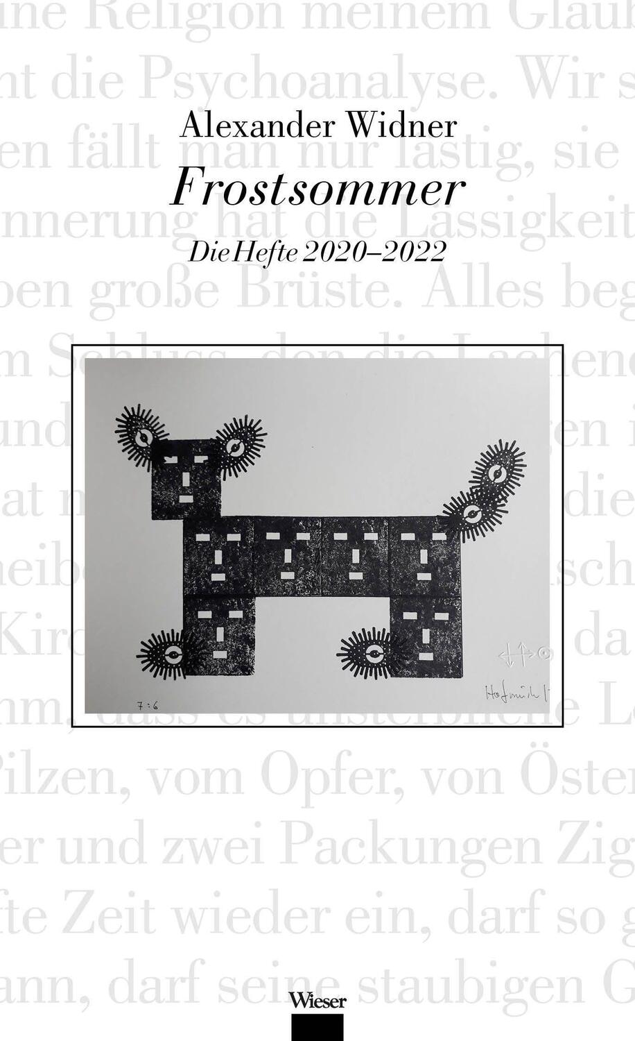 Cover: 9783990295434 | Frostsommer | Die Hefte 2020-2022 | Alexander Widner | Taschenbuch