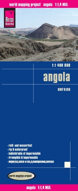 Cover: 9783831773145 | Reise Know-How Landkarte Angola (1:1.400.000) | (Land-)Karte | Deutsch