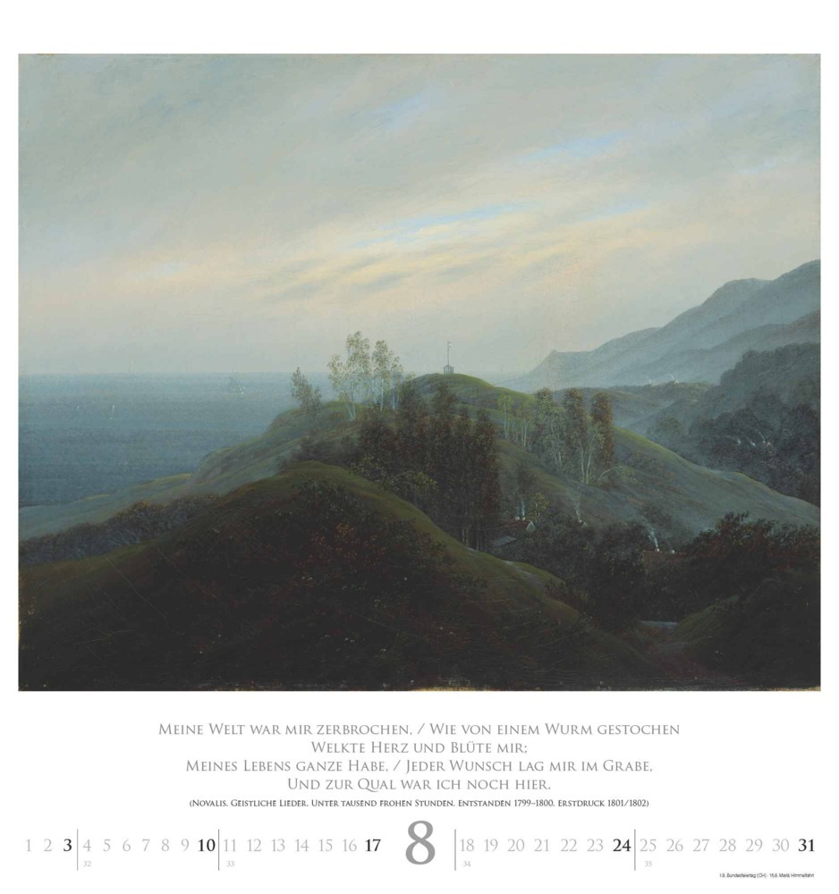 Bild: 4250809653211 | Caspar David Friedrich 2025 - Kunst-Kalender - Wand-Kalender - 45x48