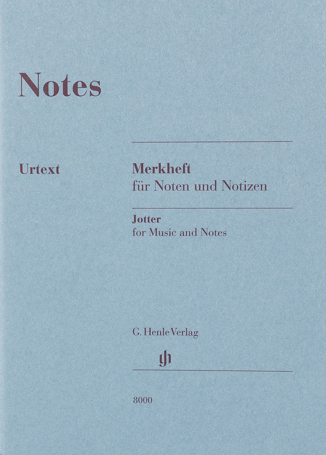 Cover: 9790201880006 | Notes small-Klein | Schreibwaren | G. Henle Verlag | EAN 9790201880006