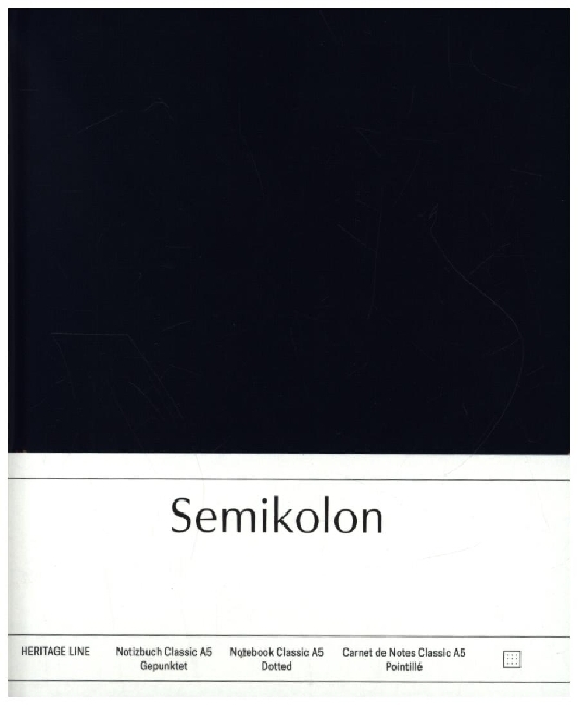 Cover: 4004117517655 | Semikolon Notizbuch Classic A5 dotted marine | Buch | Deutsch | 2021