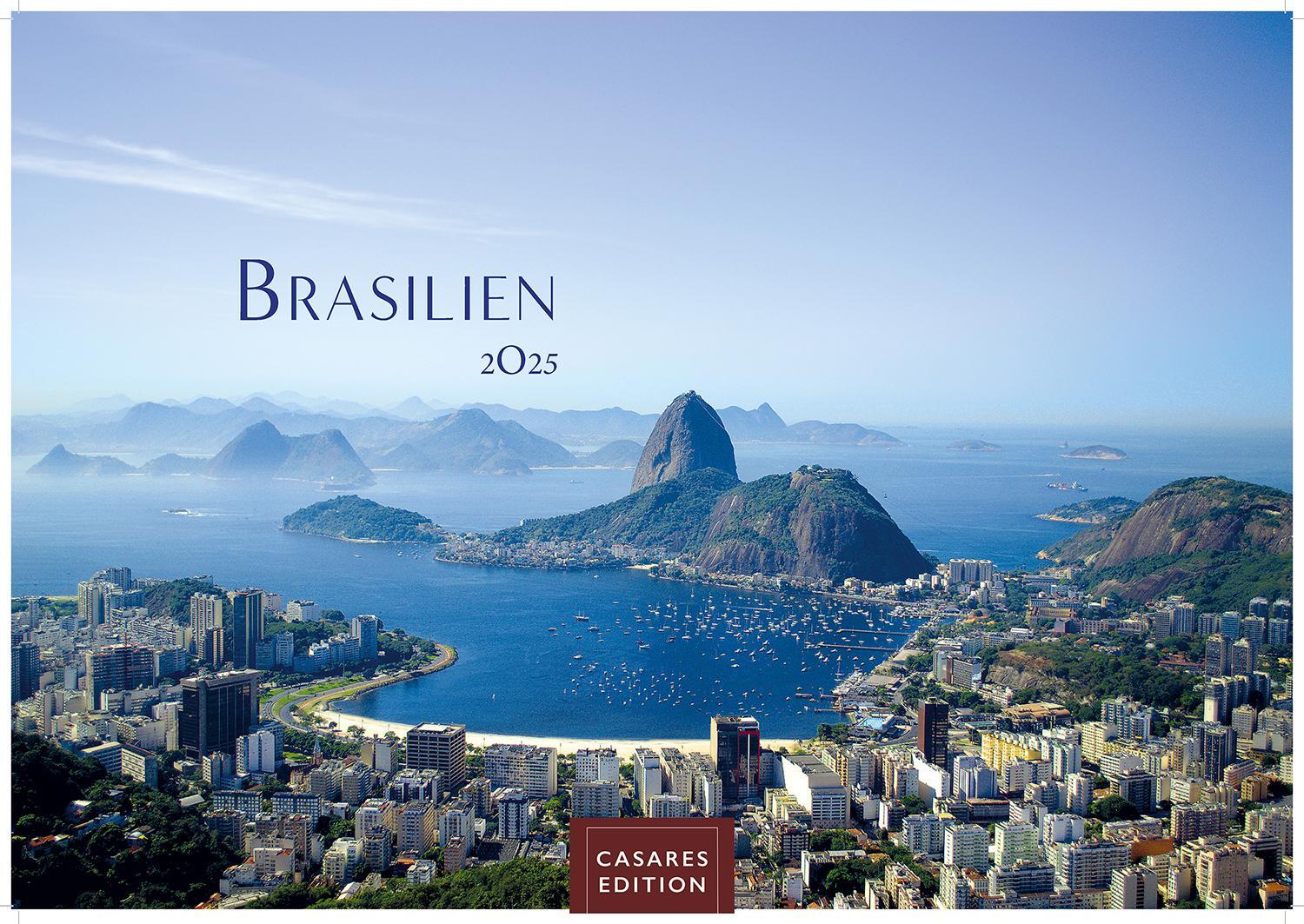 Cover: 9781835242568 | Brasilien 2025 L 35x50cm | Kalender | 14 S. | Deutsch | 2025