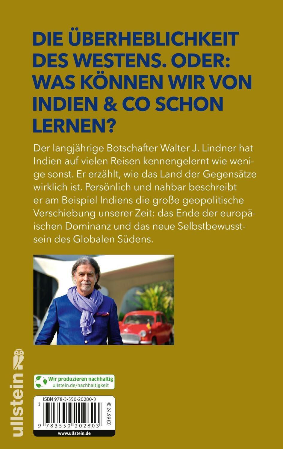 Rückseite: 9783550202803 | Der alte Westen und der neue Süden | Walter J. Lindner (u. a.) | Buch