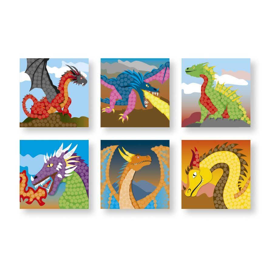 Cover: 4041077012080 | PlayMais® Card Set MOSAIC Fantasy Dragon | Stück | Faltschachtel