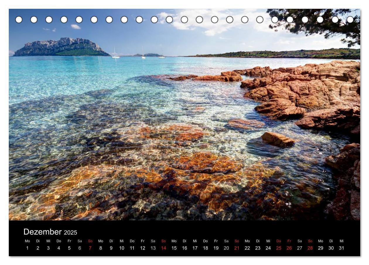 Bild: 9783435722259 | Sardinien (Tischkalender 2025 DIN A5 quer), CALVENDO Monatskalender