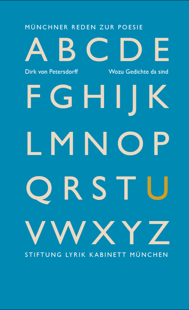 Cover: 9783938776544 | Wozu Gedichte da sind | Münchner Rede zur Poesie | Petersdorff | Buch