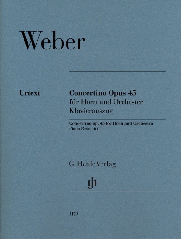 Cover: 9790201811796 | Carl Maria von Weber - Concertino op. 45 für Horn und Orchester | Buch