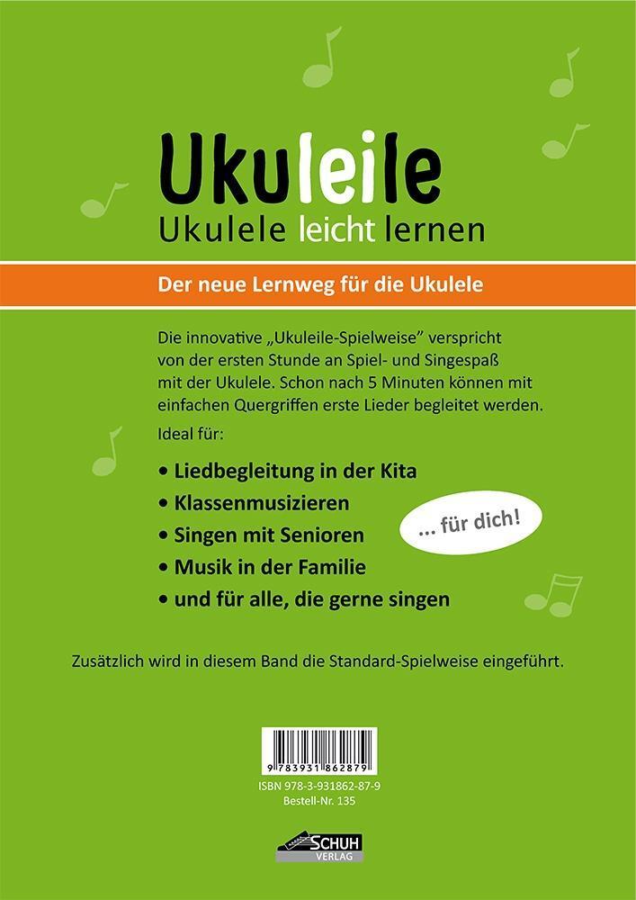 Bild: 9783931862879 | Ukulele | Ukulele leicht lernen | Iris Maucher (u. a.) | Broschüre