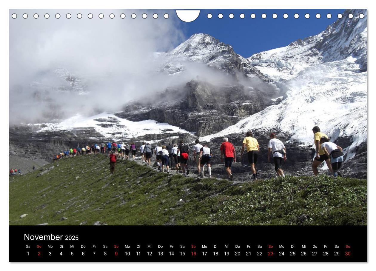 Bild: 9783435823826 | Der Jungfrau-Marathon (Wandkalender 2025 DIN A4 quer), CALVENDO...