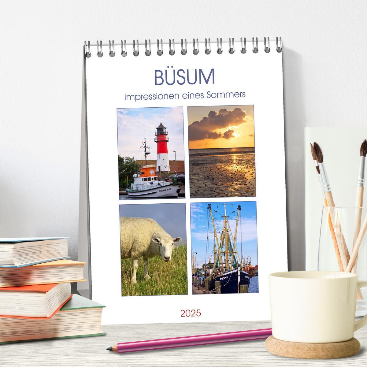 Bild: 9783457050576 | Büsum - Impressionen eines Sommers (Tischkalender 2025 DIN A5...