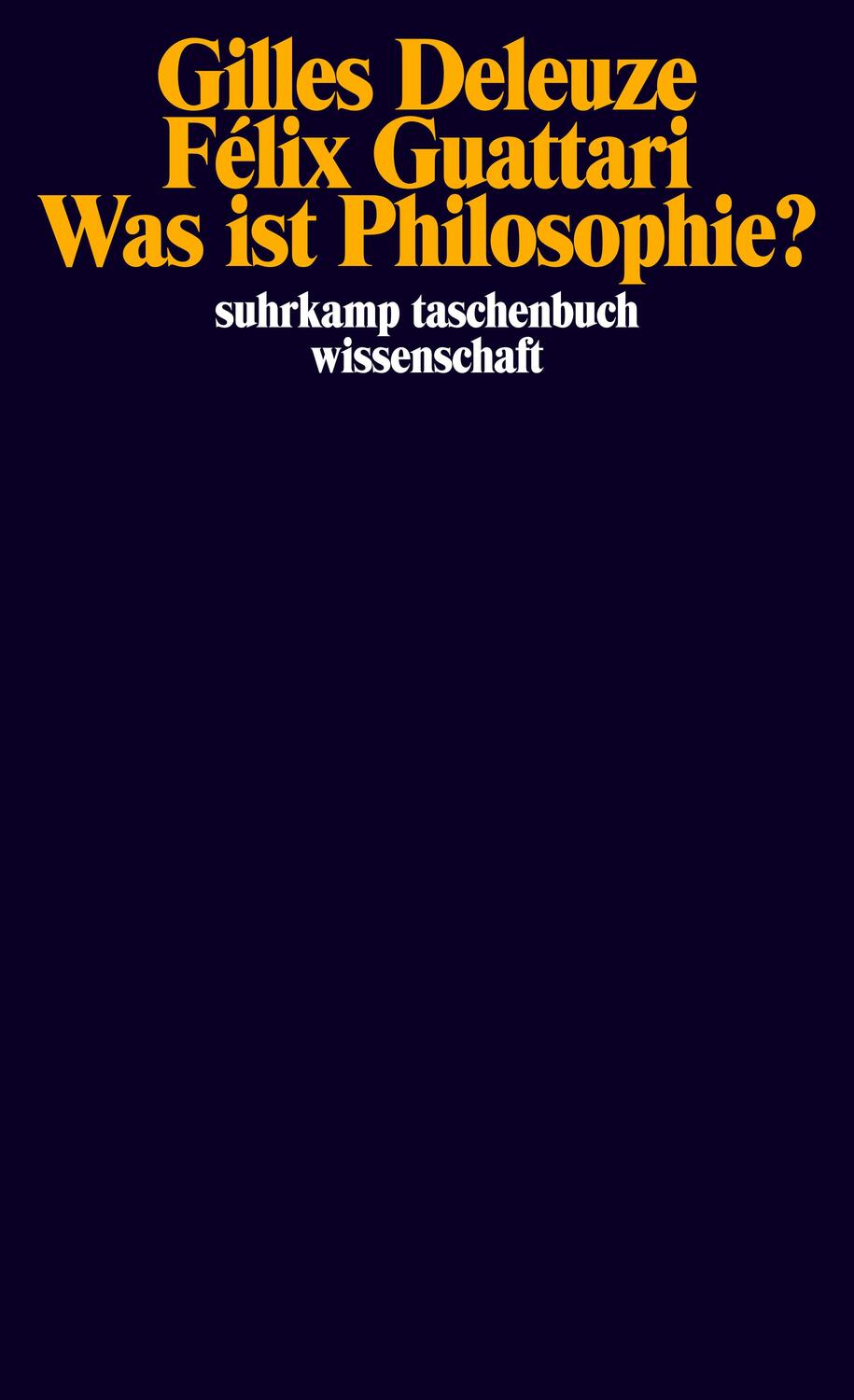 Cover: 9783518290835 | Was ist Philosophie? | Gilles Deleuze (u. a.) | Taschenbuch | Deutsch