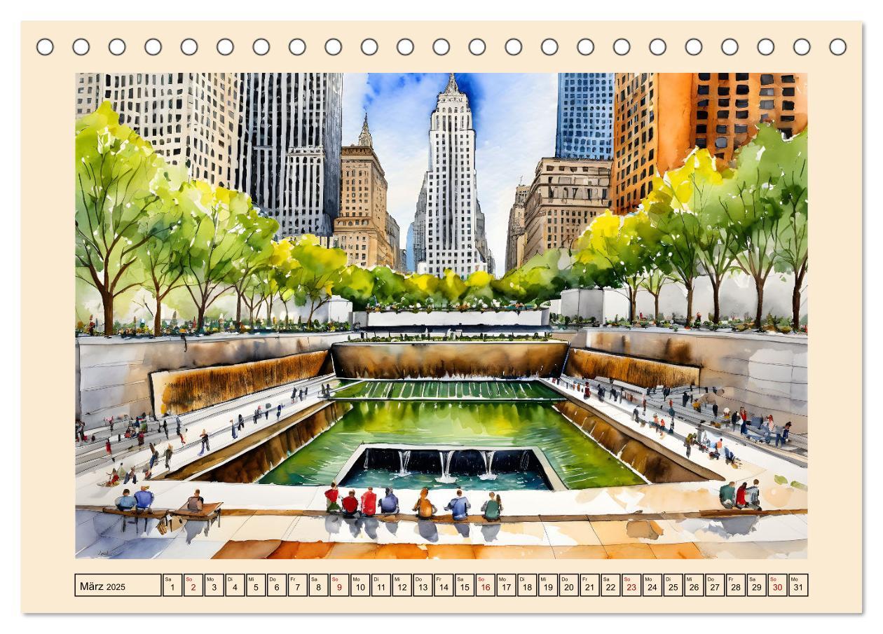 Bild: 9783457218471 | Sightseeing New York (Tischkalender 2025 DIN A5 quer), CALVENDO...