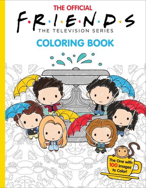 Cover: 9781338790900 | The Official Friends Coloring Book: The One with 100 Images to Color