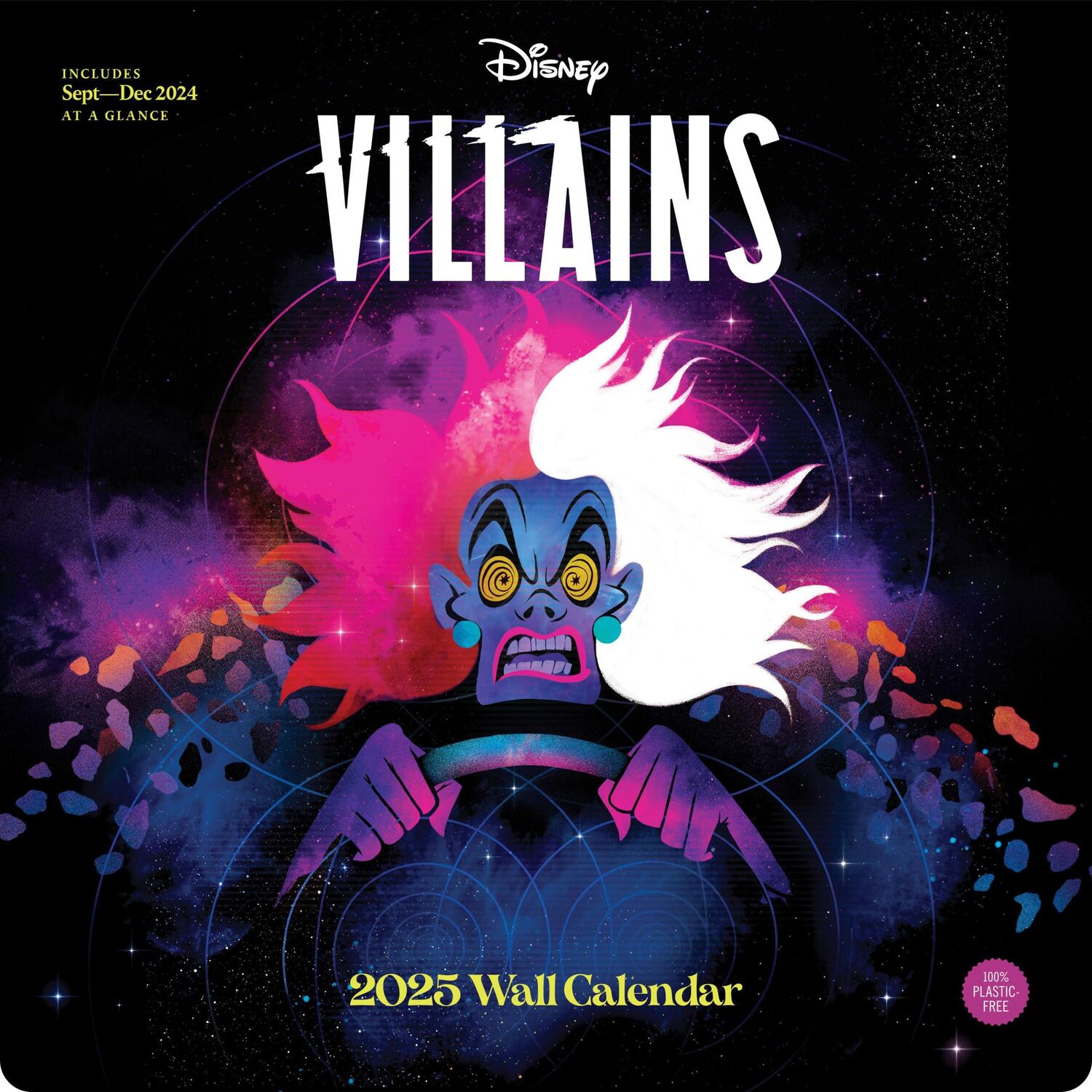 Cover: 9781797228815 | Disney Villains 2025 Wall Calendar | Chronicle Books | Kalender | 2025