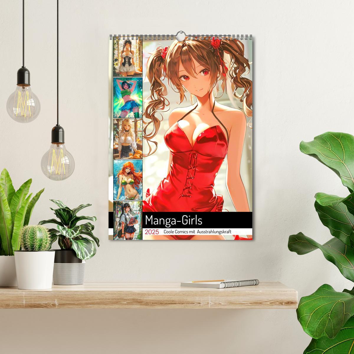 Bild: 9783383810824 | Manga-Girls. Coole Comics mit Ausstrahlungskraft (Wandkalender 2025...