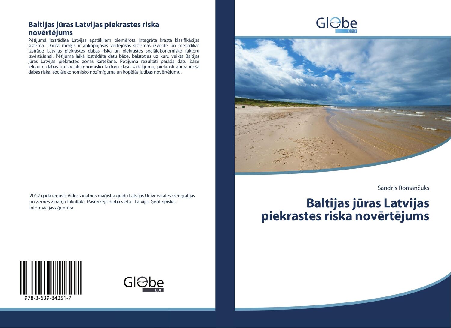 Cover: 9783639842517 | Baltijas j¿ras Latvijas piekrastes riska nov¿rt¿jums | Roman¿uks