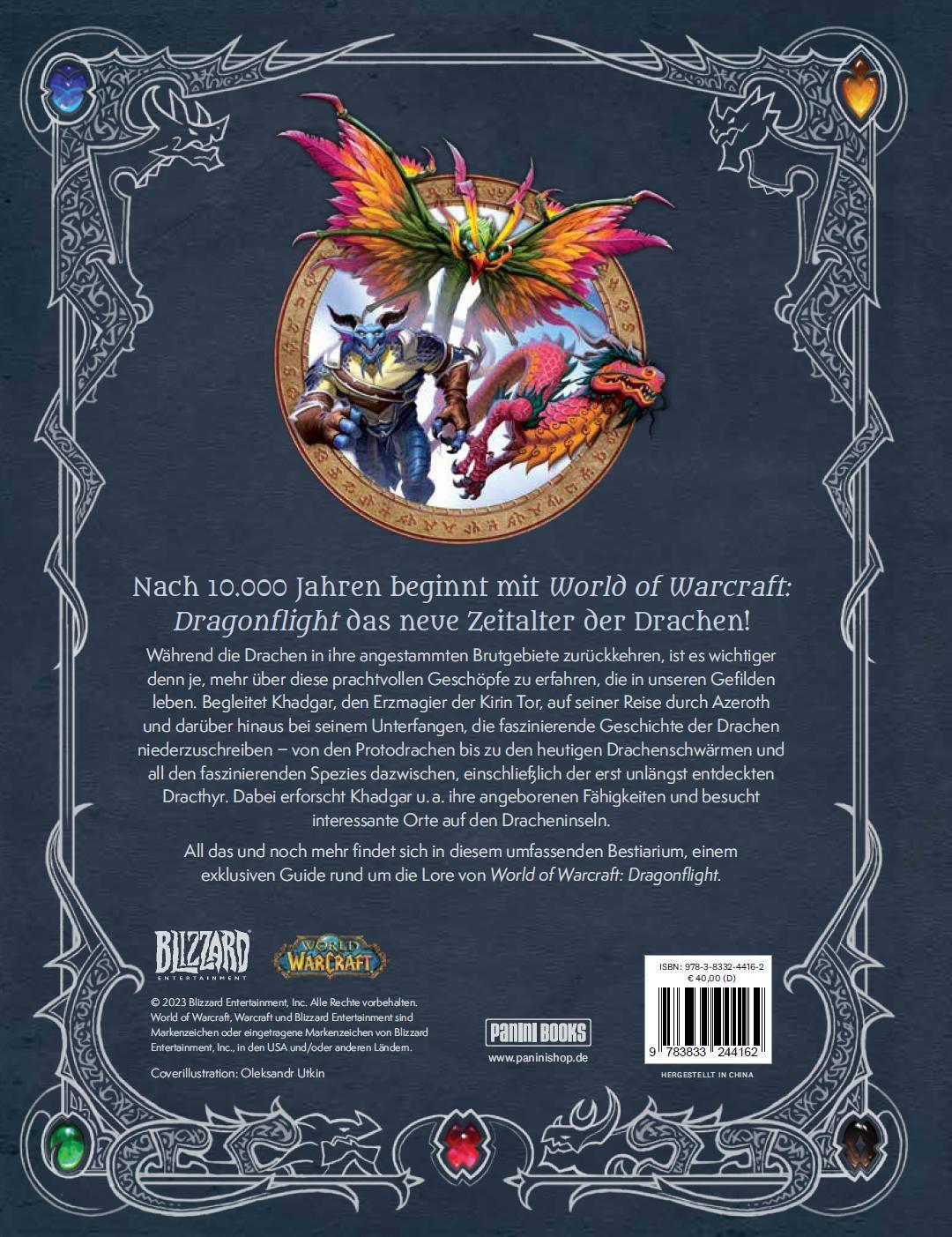 Rückseite: 9783833244162 | World of Warcraft: Der Kodex der Drachenschwärme | Doug Walsh (u. a.)