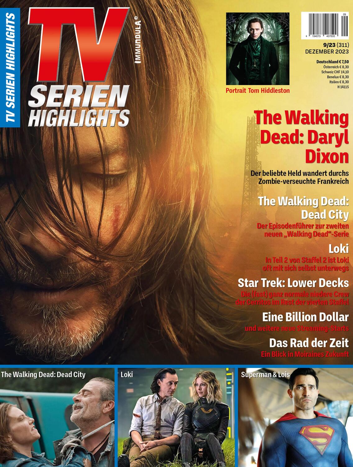 Cover: 9783959364898 | TV SERIENHIGHLIGHTS Ausgabe Dezember 2023 (#311) | Sülter (u. a.)