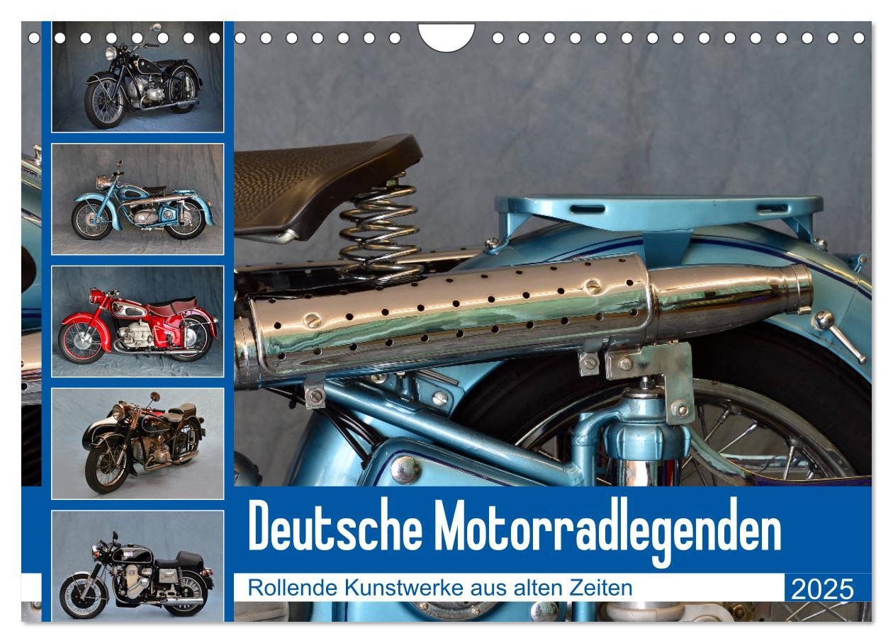 Cover: 9783435406807 | Deutsche Motorrad - Legenden - Rollende Kunstwerke aus alten Zeiten...