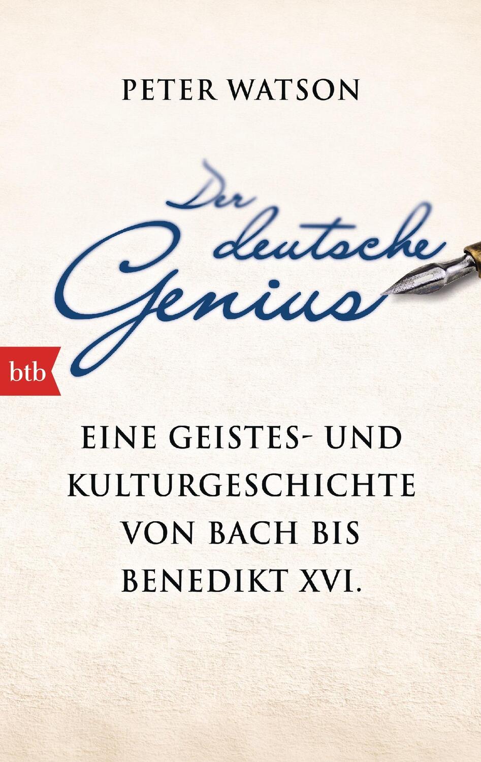 Cover: 9783442748037 | Der deutsche Genius | Peter Watson | Taschenbuch | btb | Deutsch | btb