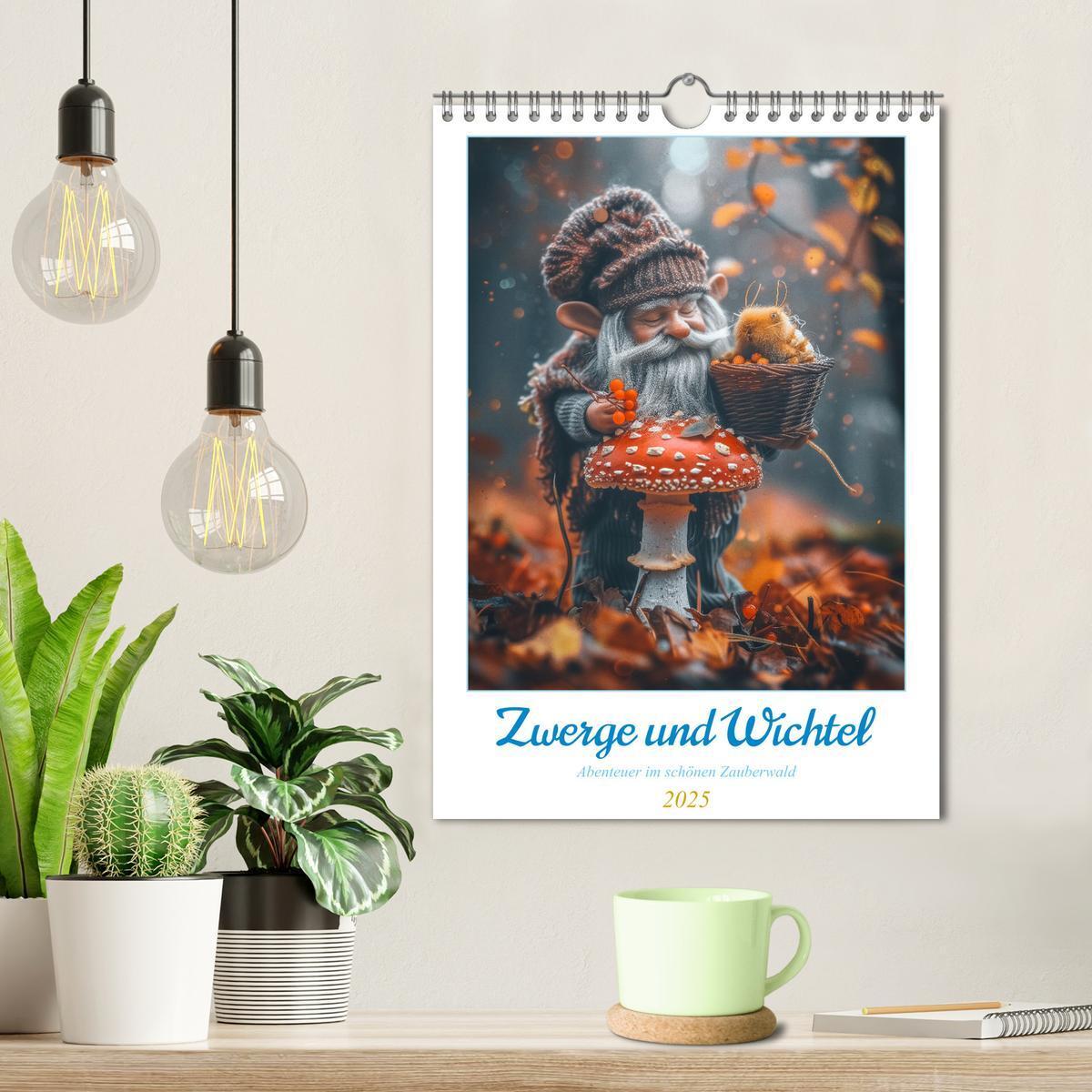 Bild: 9783383783913 | Zwerge und Wichtel (Wandkalender 2025 DIN A4 hoch), CALVENDO...