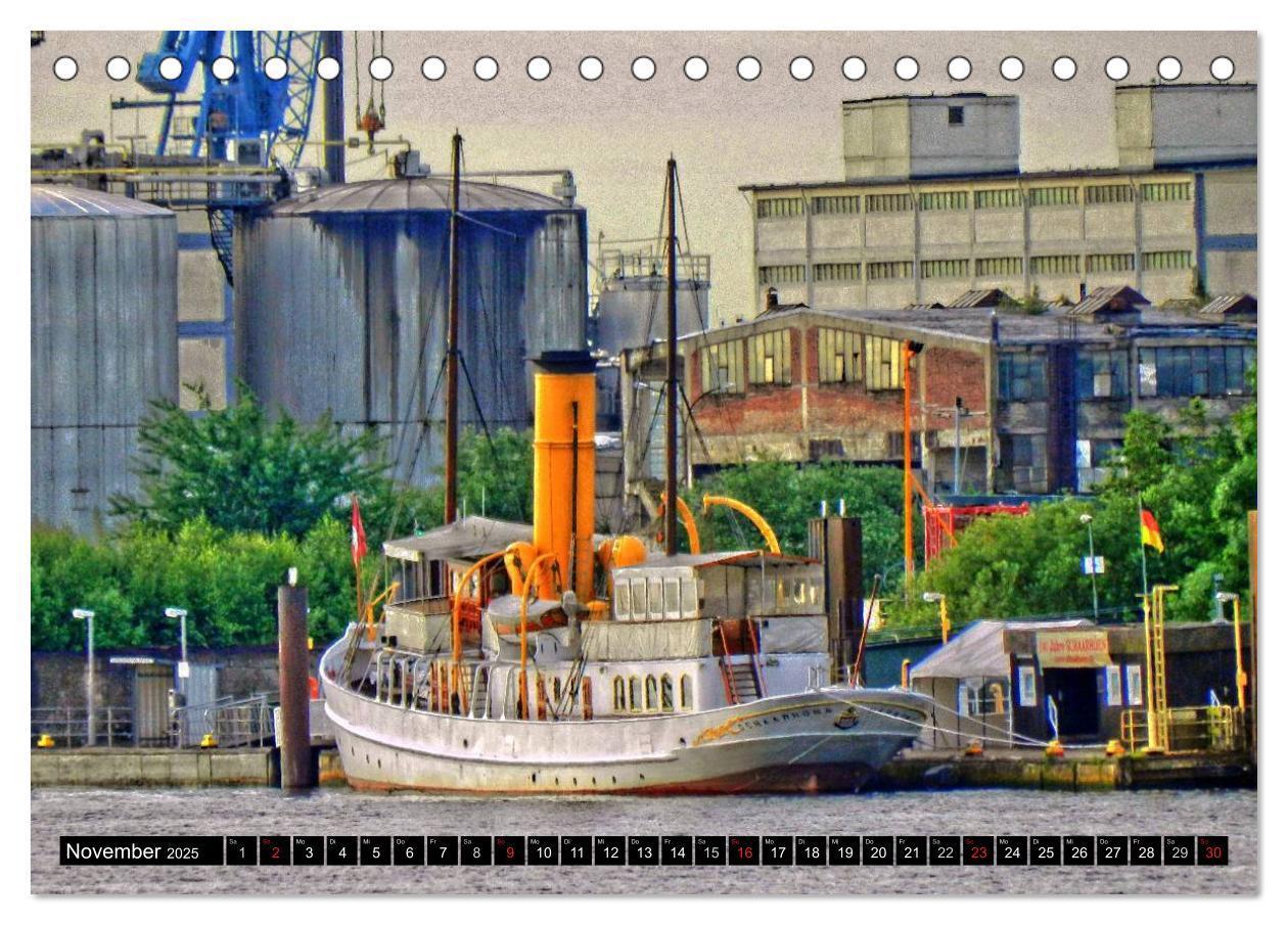 Bild: 9783435688944 | Faszination Hafen - Hamburg (Tischkalender 2025 DIN A5 quer),...