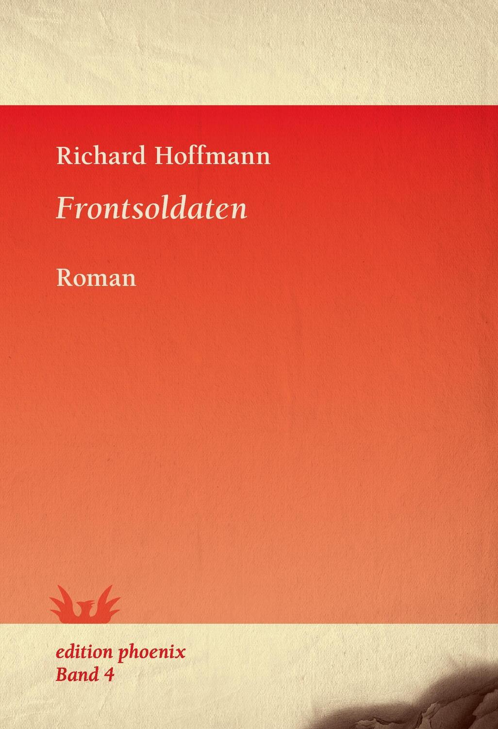 Cover: 9783942836050 | Frontsoldaten | Roman | Richard Hoffmann | Taschenbuch | Paperback
