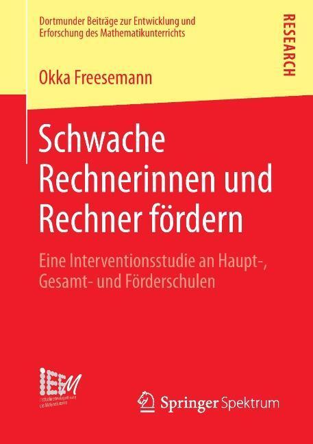 Cover: 9783658044701 | Schwache Rechnerinnen und Rechner fördern | Okka Freesemann | Buch