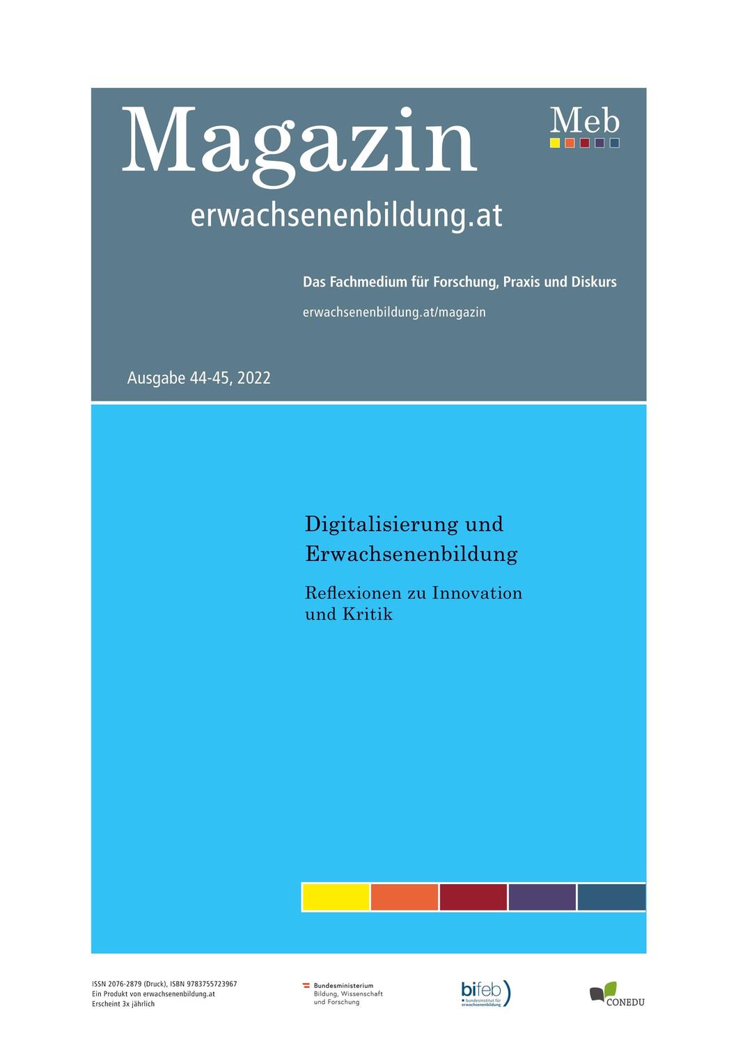 Cover: 9783755723967 | Digitalisierung und Erwachsenenbildung | Elke Gruber (u. a.) | Buch