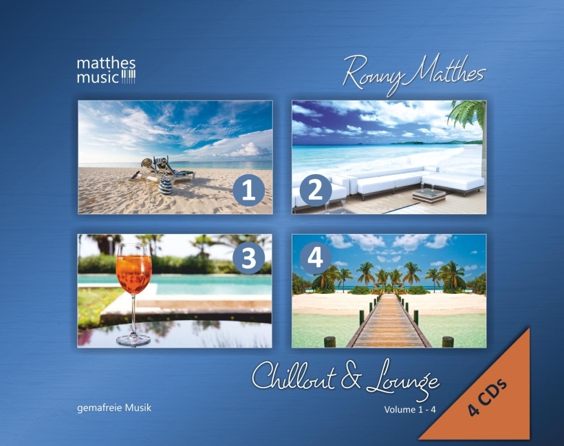 Cover: 4260264510967 | Chillout &amp; Lounge. Vol.1-4, 4 Audio-CDs | Ronny Matthes | Audio-CD