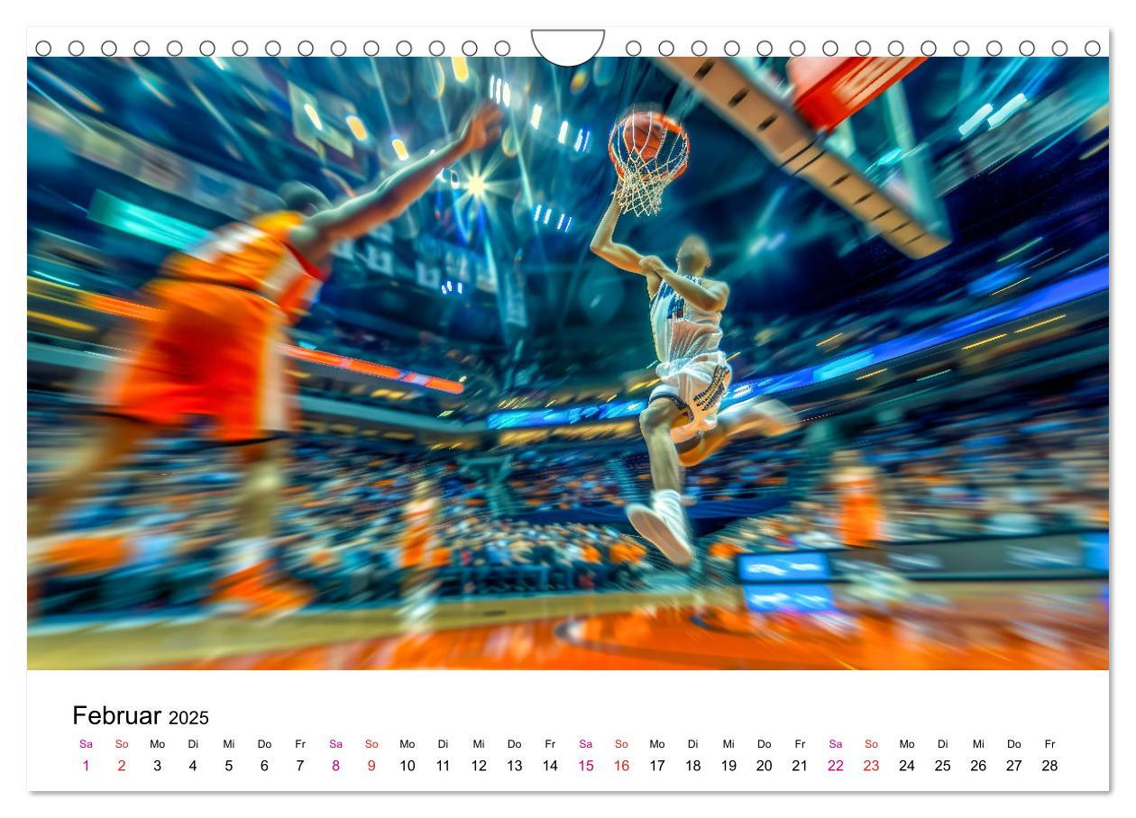 Bild: 9783457146682 | Basketball Erlebnisse (Wandkalender 2025 DIN A4 quer), CALVENDO...