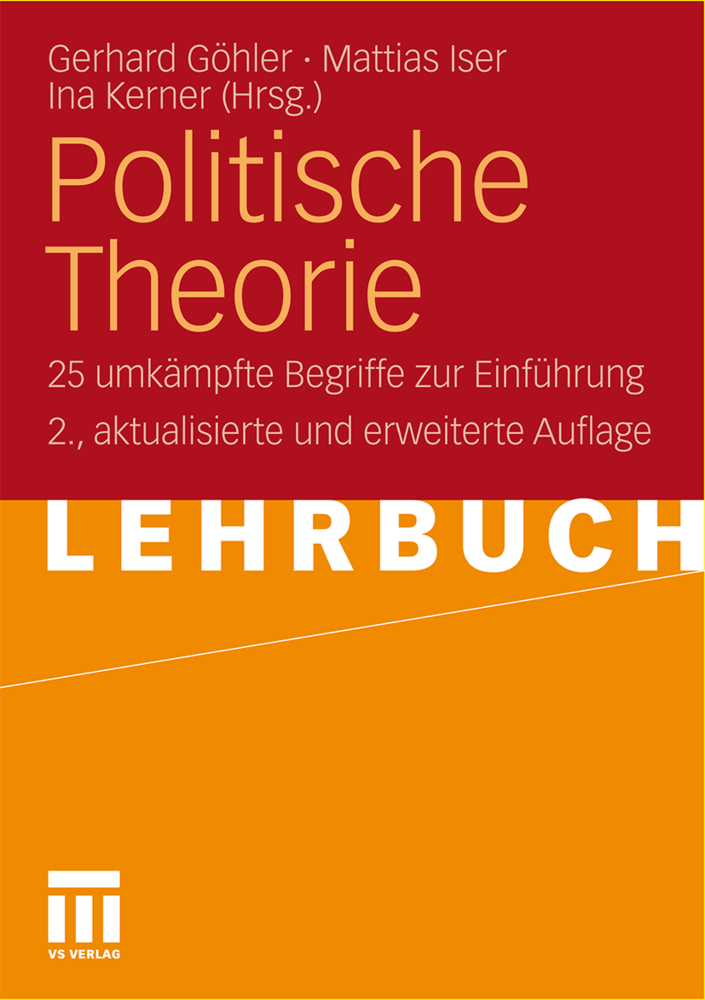 Cover: 9783531162461 | Politische Theorie | 25 umkämpfte Begriffe zur Einführung | Buch