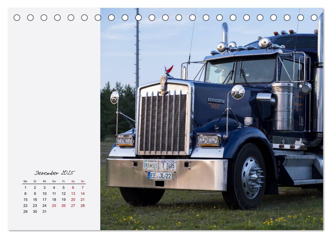 Bild: 9783435337262 | Langhauber. Coole Trucks in den USA (Tischkalender 2025 DIN A5...