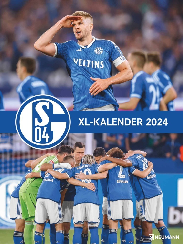 Cover: 4002725987488 | FC Schalke 04 2024 - Poster-Kalender-XL - Fußball-Kalender -...